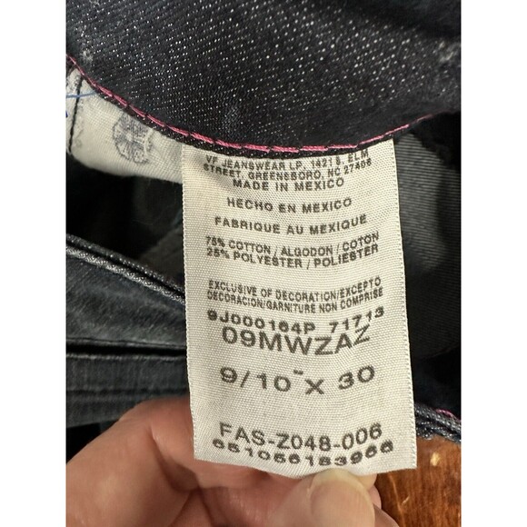 Wrangler Women’s Jeans Low Rise Boot Cut Bling Pockets  9/10 X 30 NWT - Picture 5 of 11